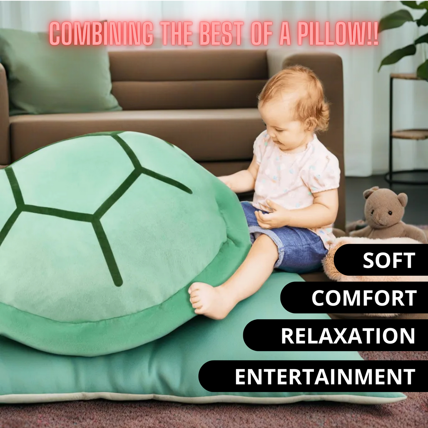 TurtleShell Relaxing Pillow